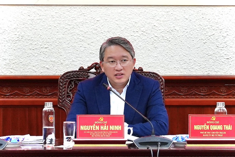 Đảng ủy Bộ Tư pháp dự kiến 6 nhóm nhiệm vụ triển khai Nghị quyết Đại hội XIV